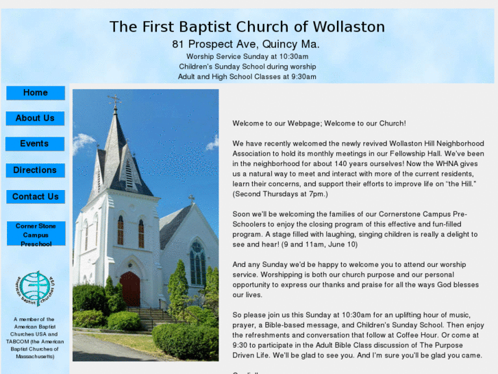 www.firstbaptistchurchofwollaston.com