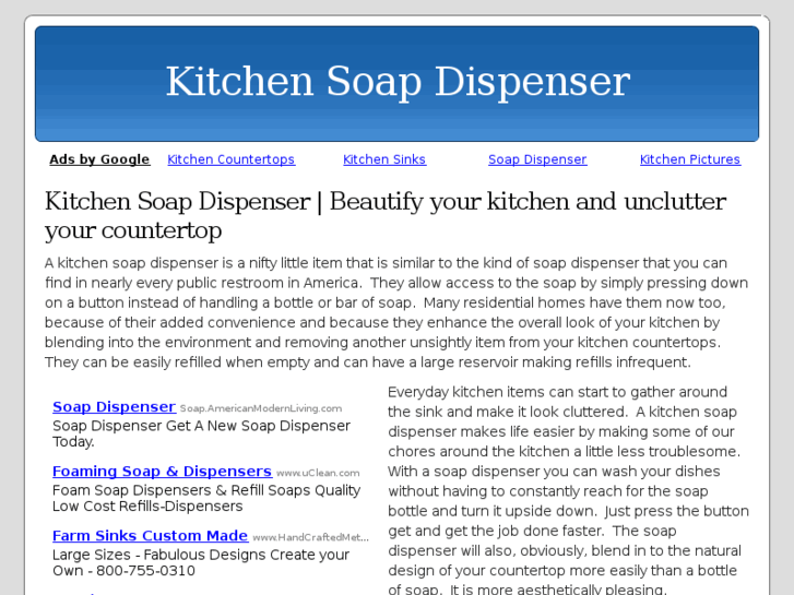 www.kitchensoapdispenser.info