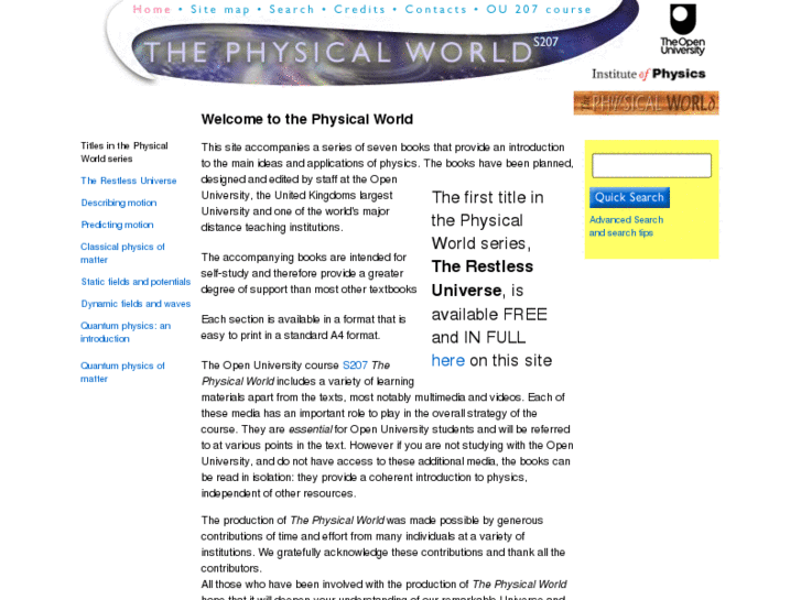 www.physicalworld.org