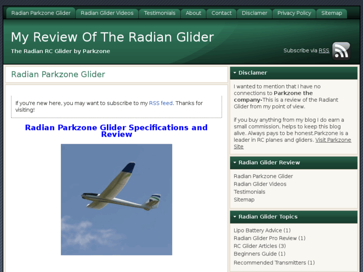 www.radianparkzoneglider.com