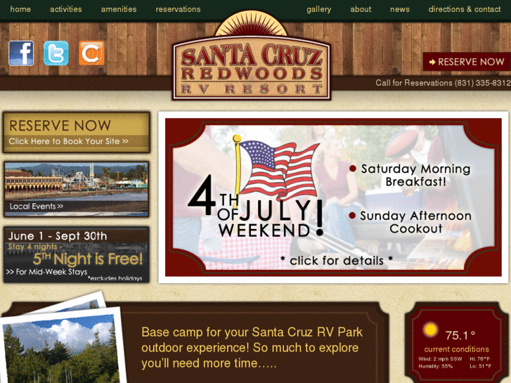 www.santacruzredwoodsrvresort.com