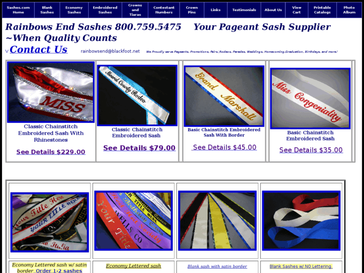 www.sashes.com