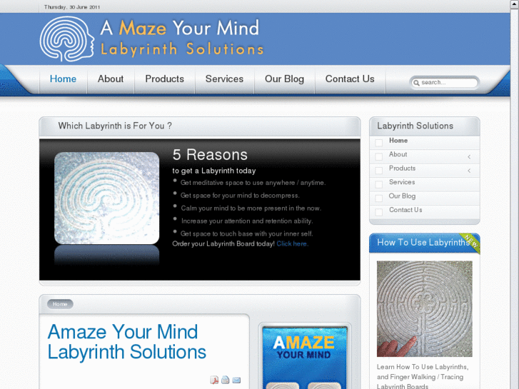 www.amazeyourmindlabyrinths.com