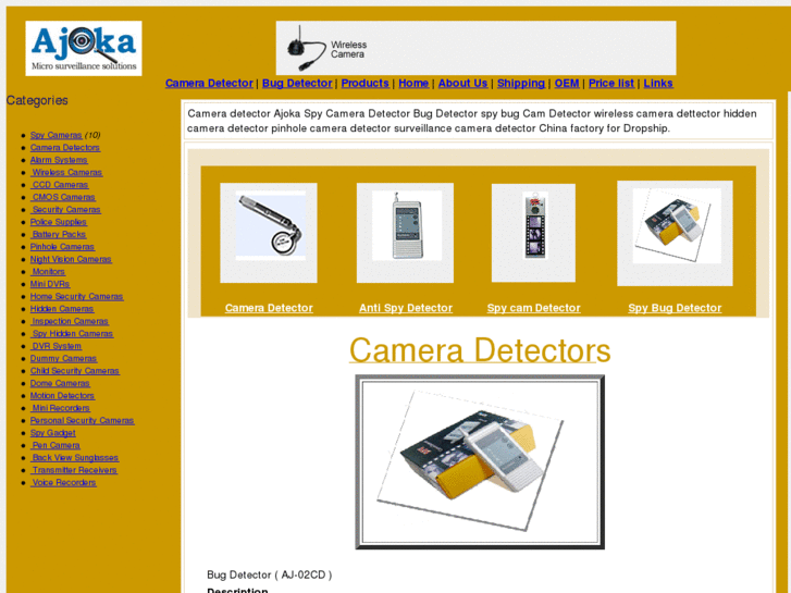 www.cameradetector.net