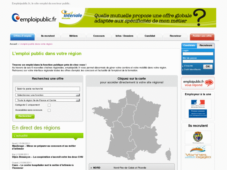 www.emploipublic-regions.com