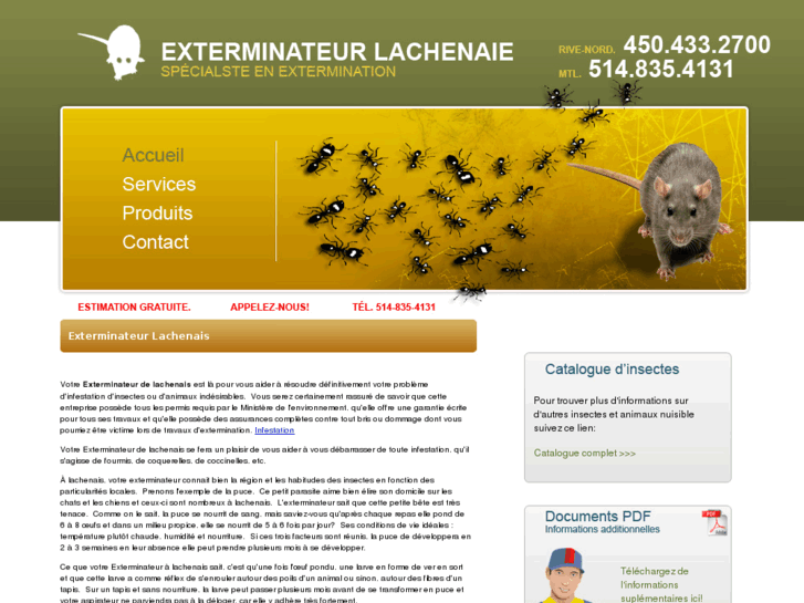 www.exterminateurlachenaie.com