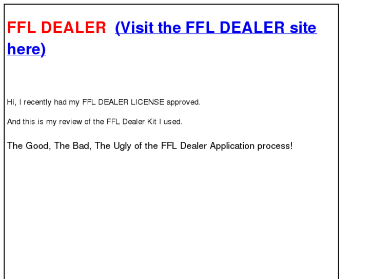 www.ffldealer.org