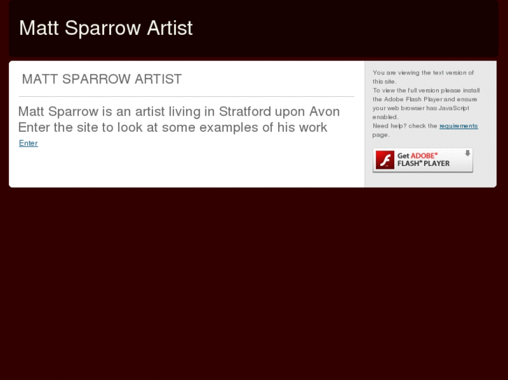 www.mattsparrow.com