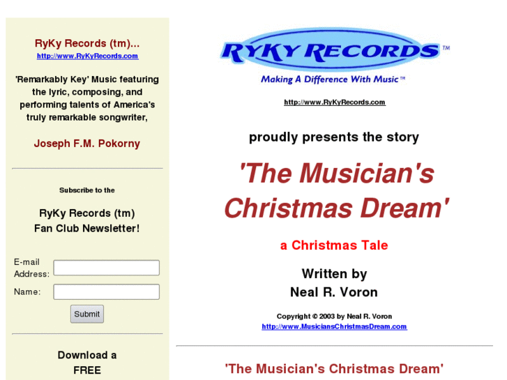 www.musicianschristmasdream.com