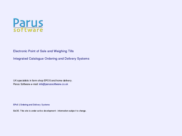 www.parussoftware.co.uk