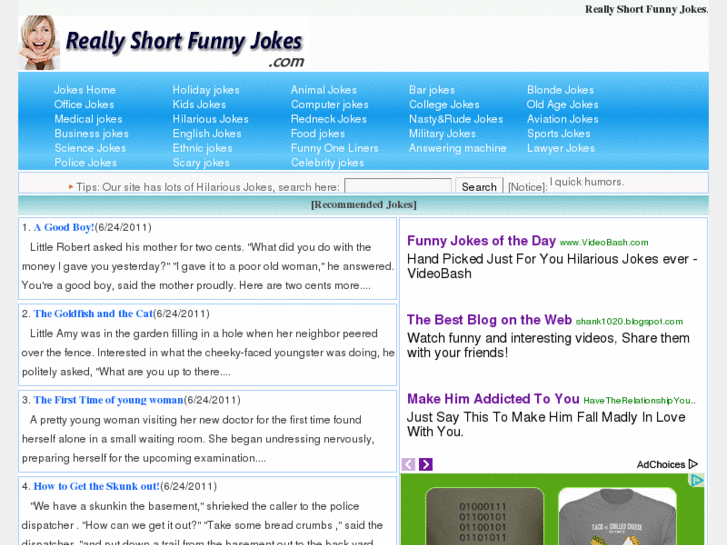 www.reallyshortfunnyjokes.com