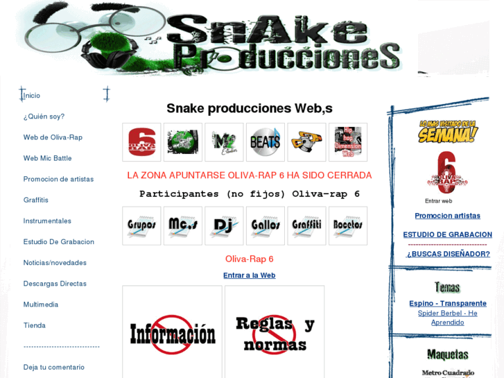 www.snakeproducciones.com