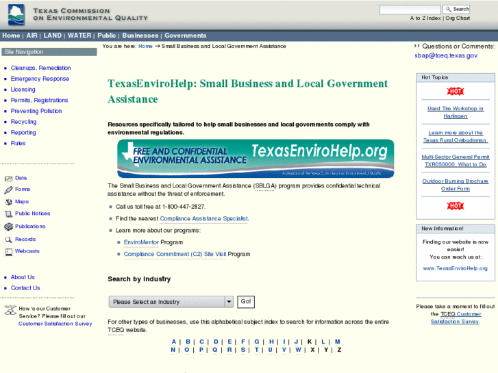 www.texasenvirohelp.info