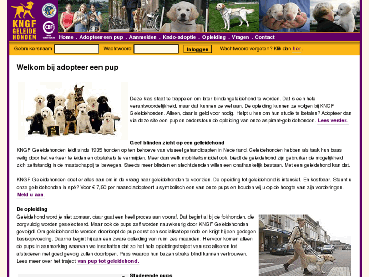 www.adopteereenpup.nl