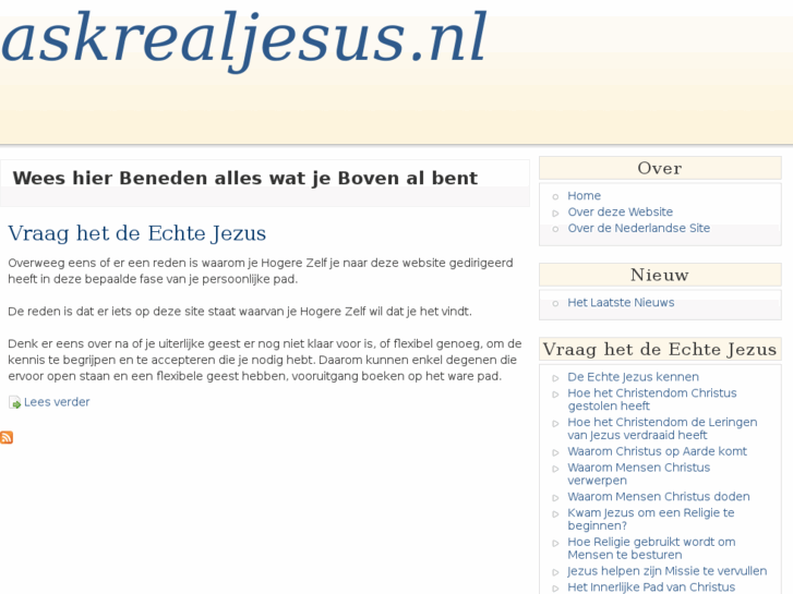 www.askrealjesus.nl