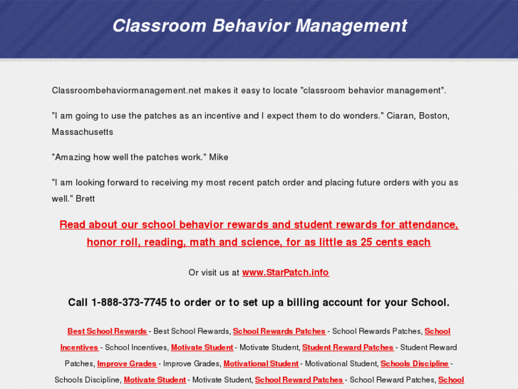 www.classroombehaviormanagement.net