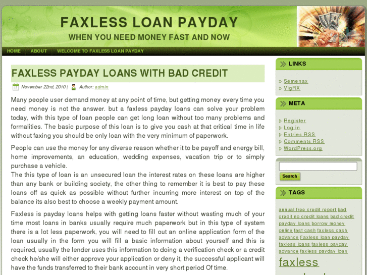 www.faxlessloanpayday.com
