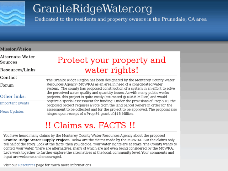 www.graniteridgewater.org