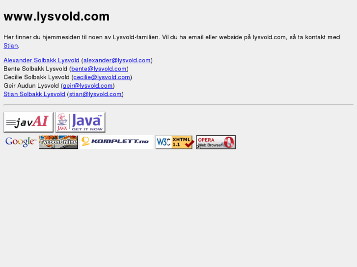 www.lysvold.com