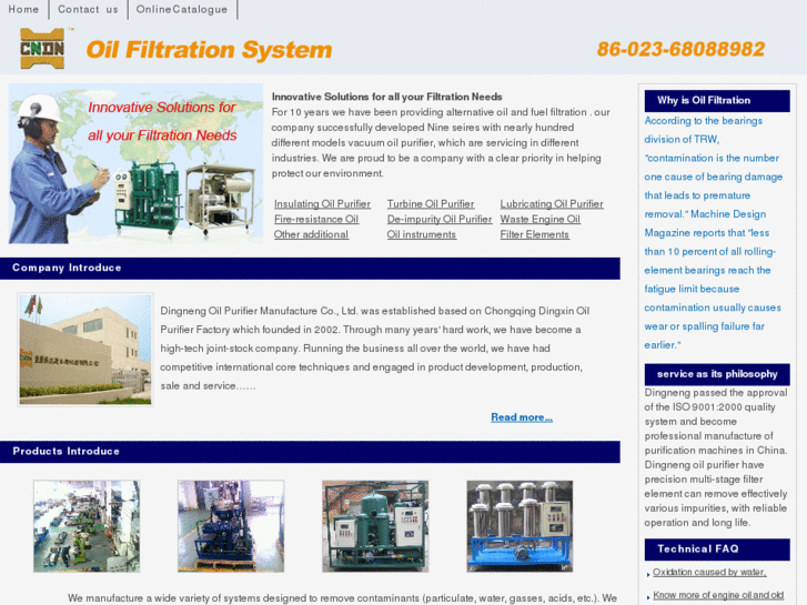 www.oilfiltrationsystem.net