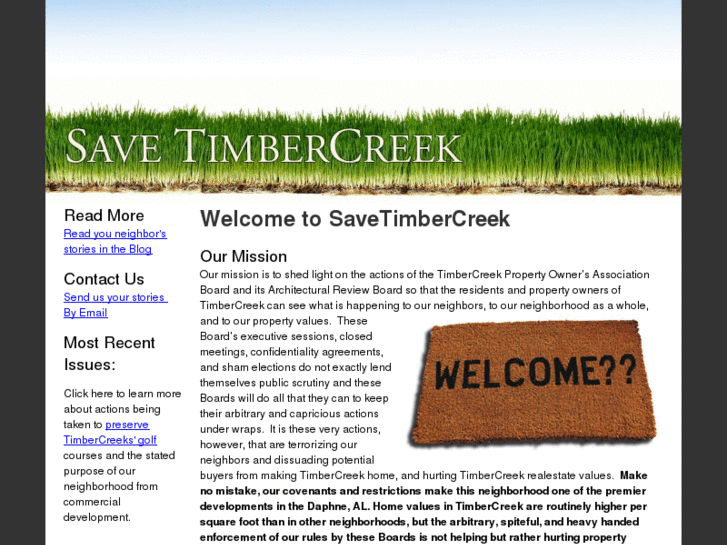 www.savetimbercreek.com