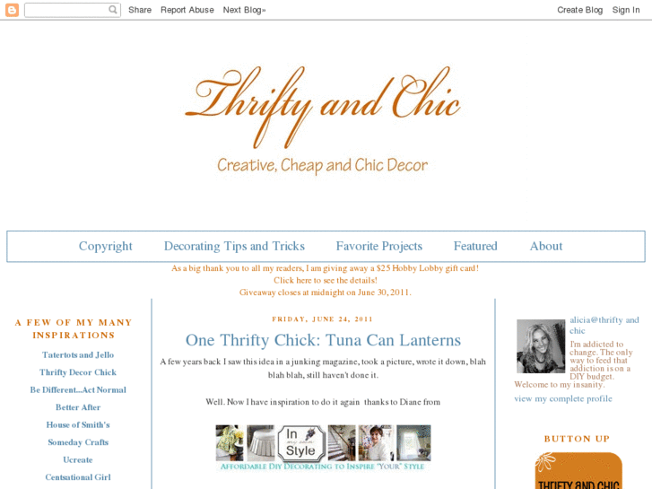 www.thriftyandchic.com