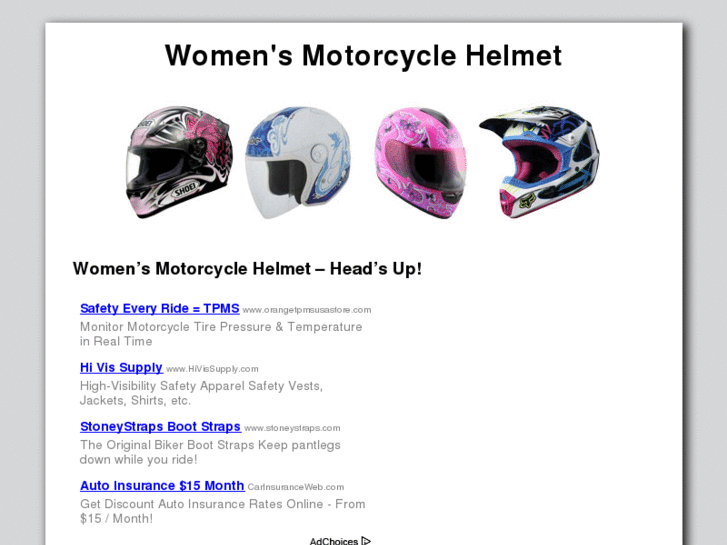 www.womenmotorcyclehelmet.net