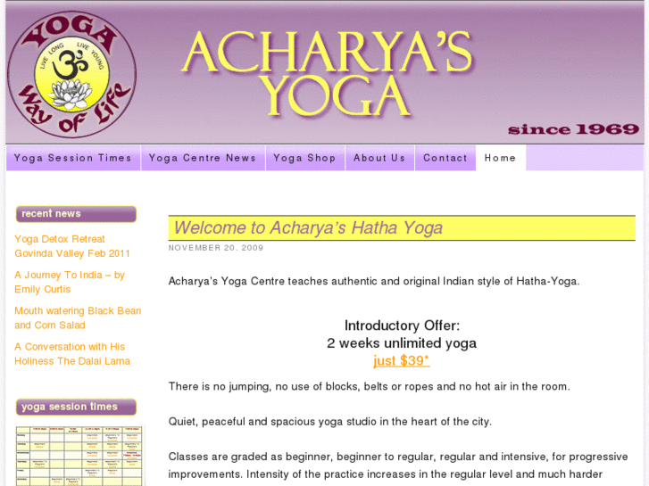 www.acharyasyoga.com.au