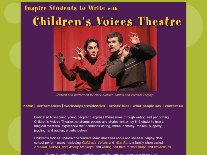 www.childrensvoicestheater.com