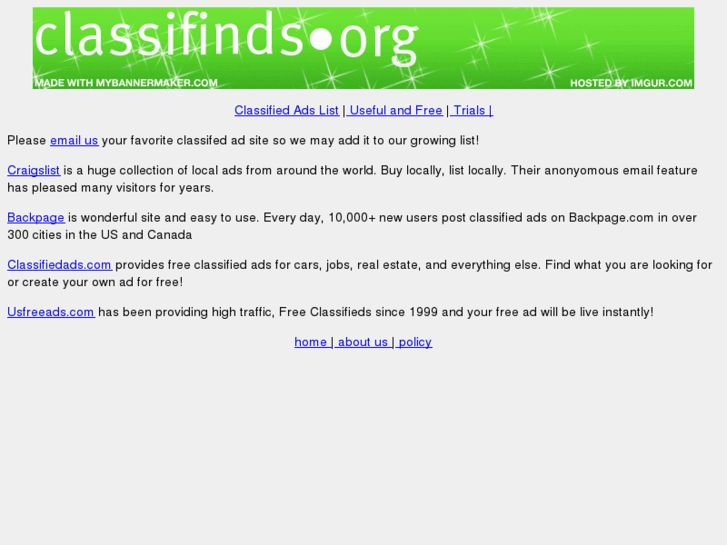 www.classifinds.org