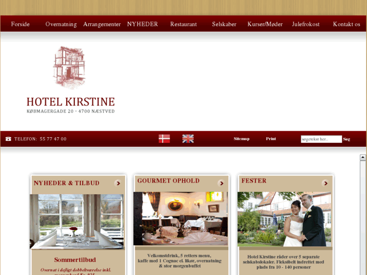 www.hotelkirstine.dk