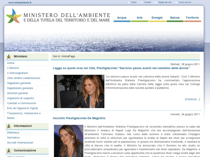 www.minambiente.it