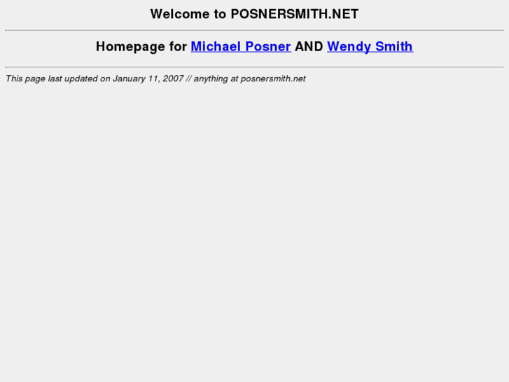 www.posnersmith.net