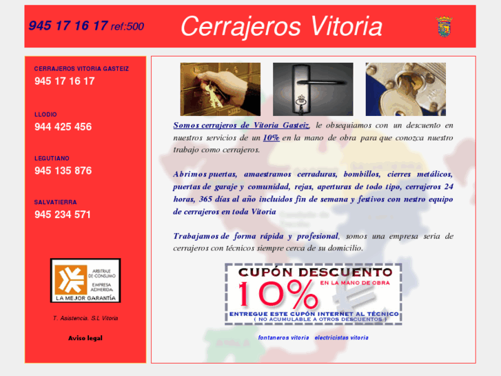 www.cerrajerosvitoria.com