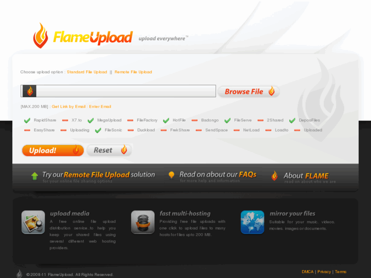 www.flameupload.com