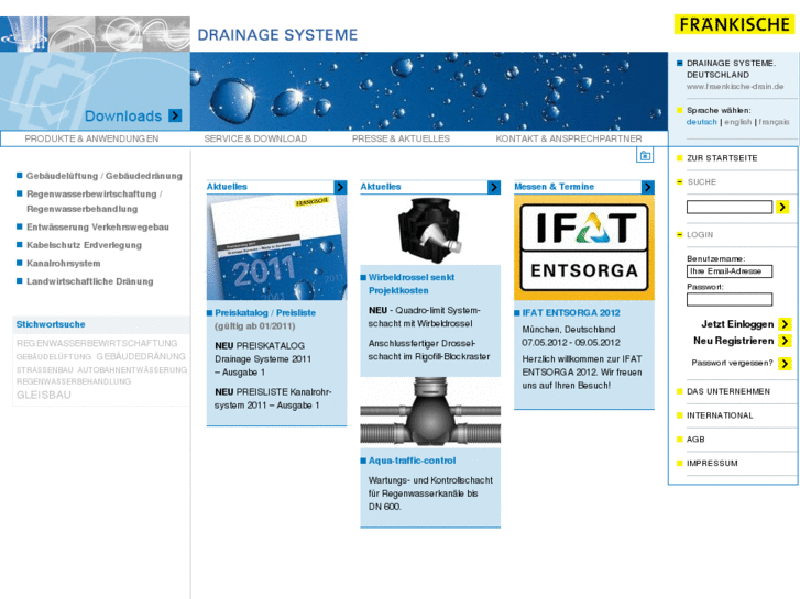 www.fraenkische-drain.de
