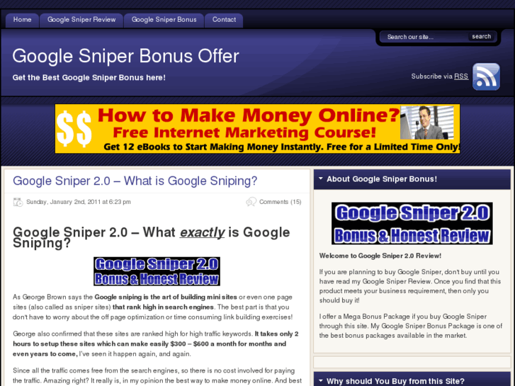 www.googlesniperbonus.com