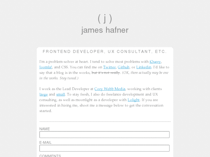 www.jameshafner.com