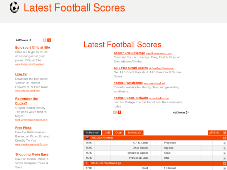 www.latestfootballscores.org