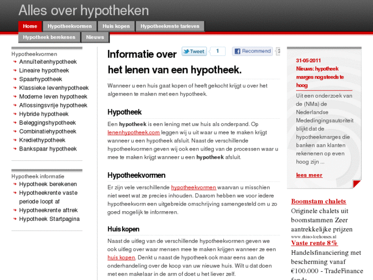 www.lenenhypotheek.com