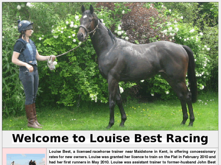 www.louisebestracing.com