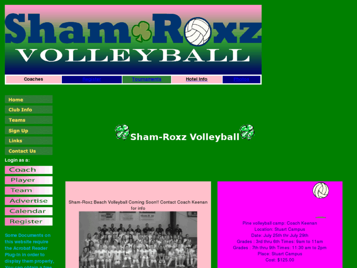 www.sham-roxzvolleyball.com