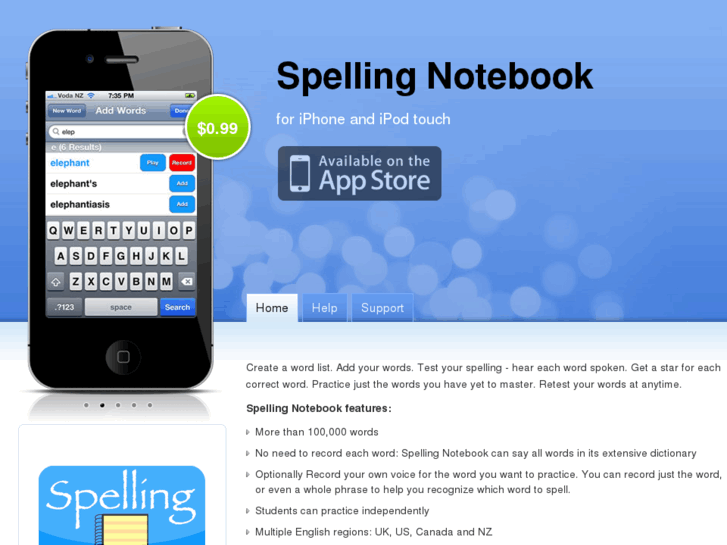 www.spellingnotebook.com