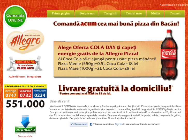 www.allegropizza.ro