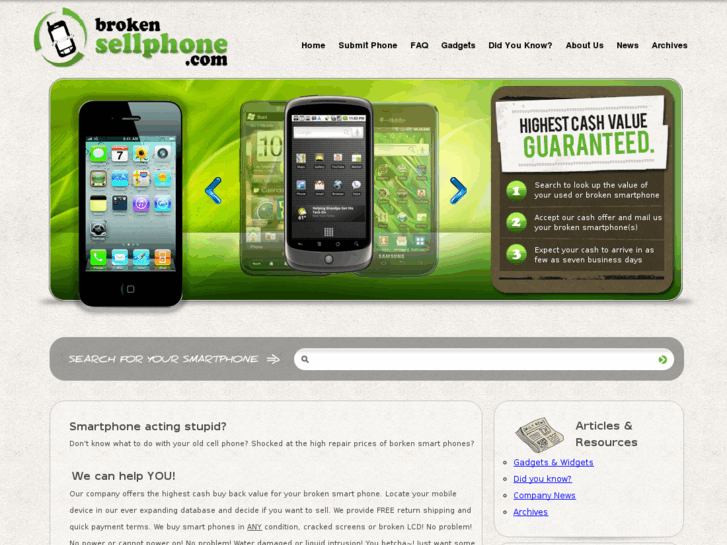 www.brokensellphone.com