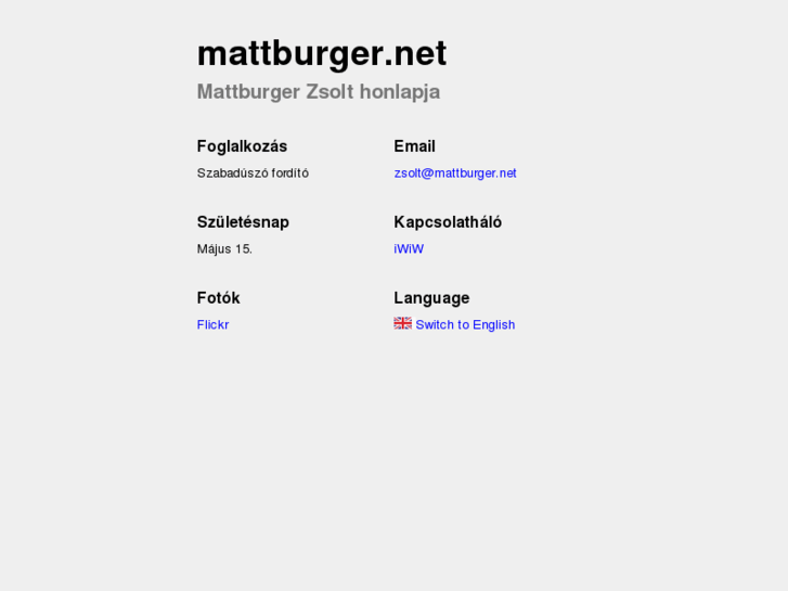 www.mattburger.net