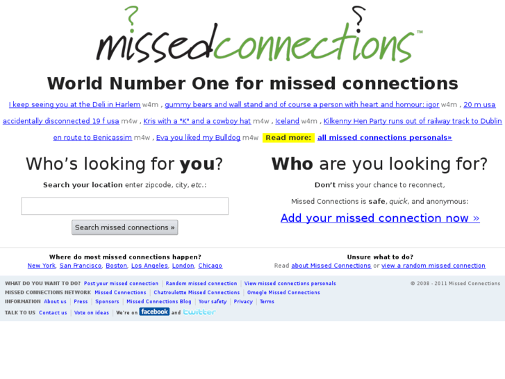 www.missedconnections.com