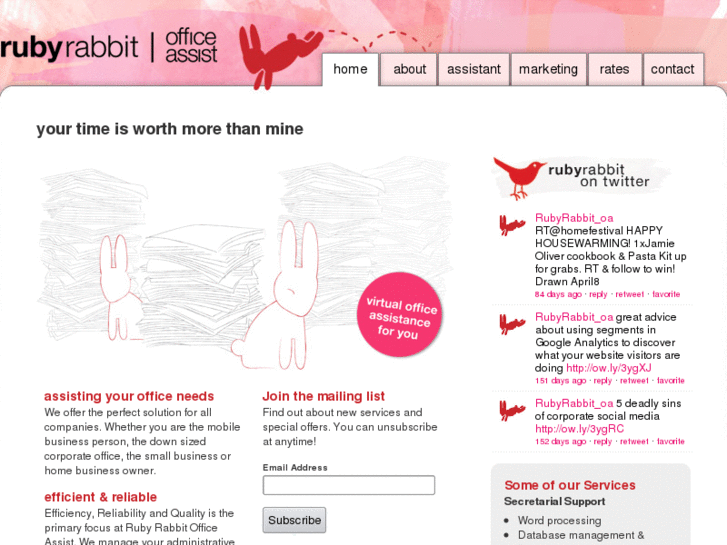www.rubyrabbitofficeassist.com