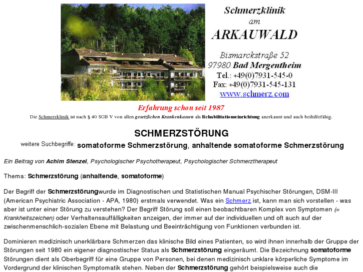 www.schmerzstoerung.de