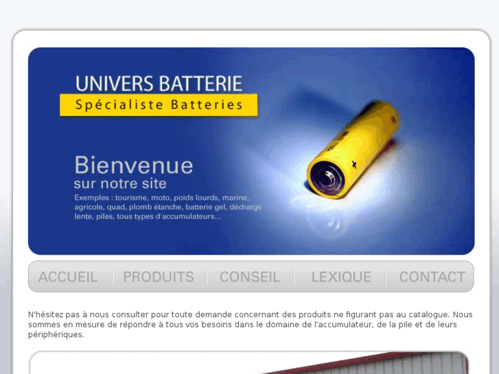 www.univers-batterie.com